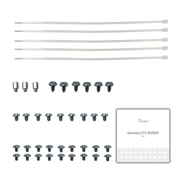 Фото - Корпус OCYPUS ATX W/O PSU GAMMA C72 WH ARGB (GAMMA-C72-WHD400XX-GL)