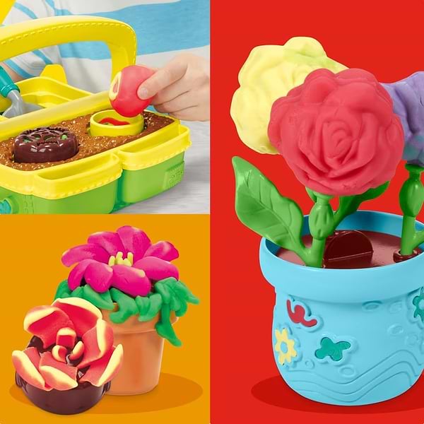 Фото - Наборы для лепки Hasbro Play-Doh Цветущие цветы (G0492)