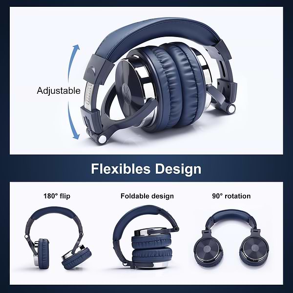 Фото - Навушники накладні дротові OneOdio Pro 10 Deep Blue