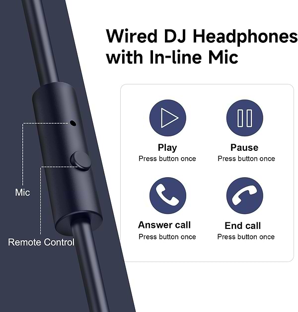 Фото - Навушники накладні дротові OneOdio Pro 10 Deep Blue