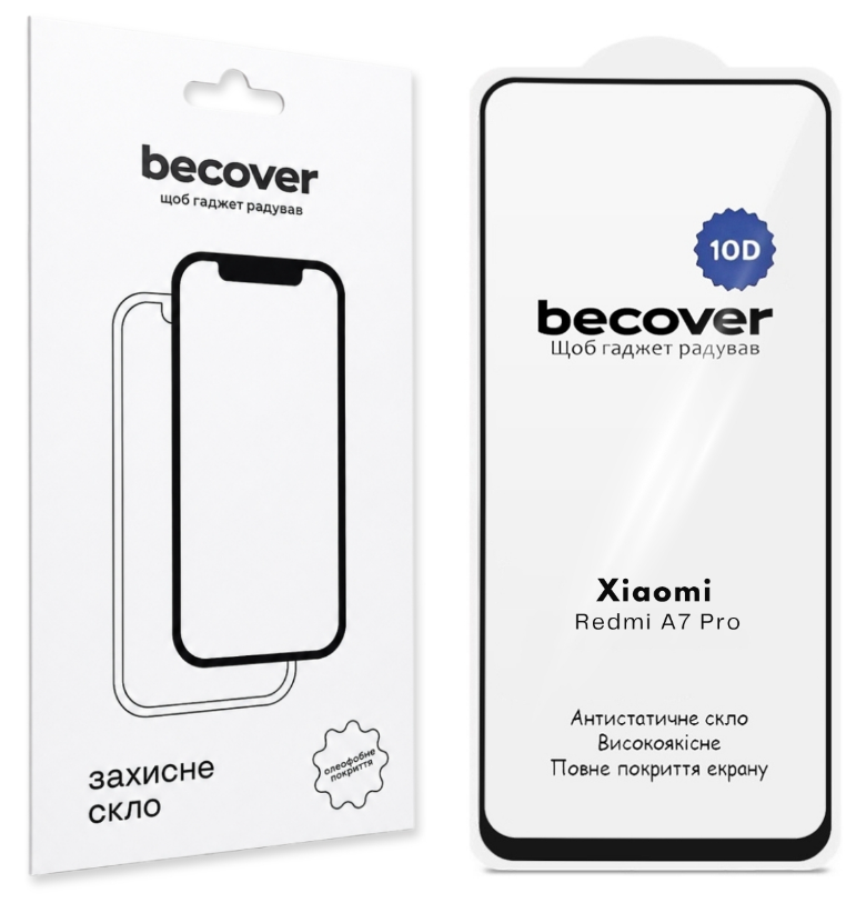 Защитное стекло для смартфона BeCover for Xiaomi Redmi A7 Pro 10D Black (716105)