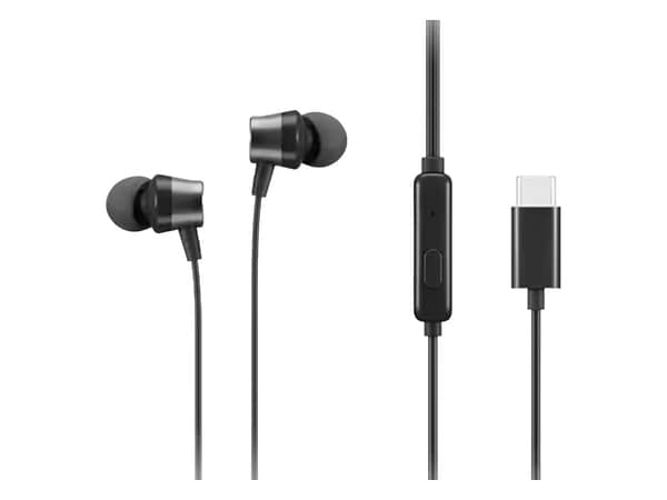 Фото - Навушники вкладиші дротові Lenovo USB-C Wired In-Ear Headphone (4XD1J77351)