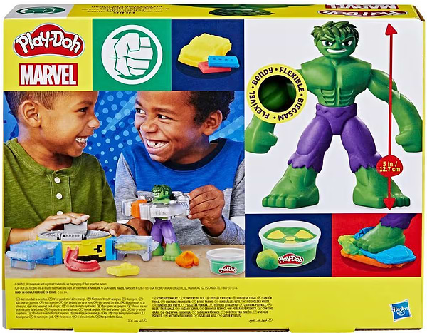 Фото - Наборы для лепки Hasbro Play-Doh Халк (F9826)