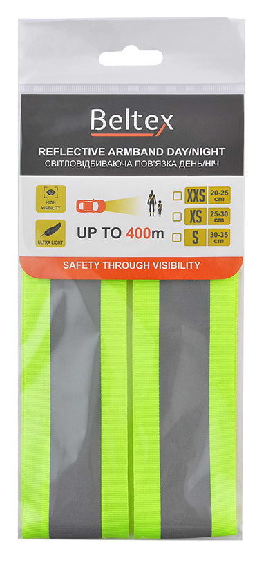 Фото - Світловідбивна стрічка Beltex XS 25-30с м Yellow (BX70510)