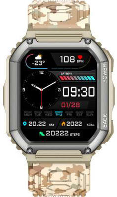 Фото - Смарт-годинник Gelius Pro GP-SW007 Tactical Navy Bluetooth call (IP68) Military