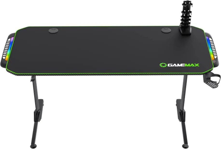 Стіл комп'ютерний Gamemax D140 Carbon-RGB - Фото 1