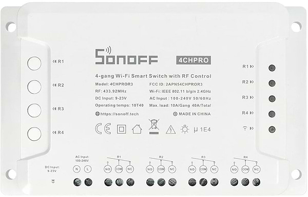 Фото - Умный диммер Sonoff 4CHPROR3