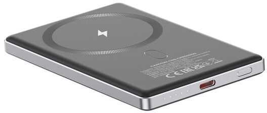 Фото - Батарея мобильная Canyon OnPower 505 slim Magsafe 5000 mAh PD20W Dark Grey (CNS-CPB505DG)