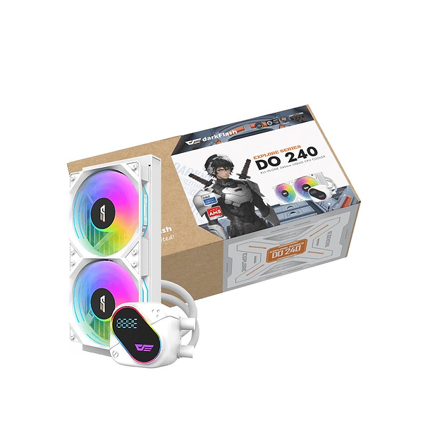 Фото - Водяная система охлаждения DarkFlash DO240 WHITE