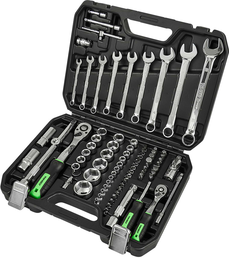 Набор инструментов Winso в кейсе Pro 82 шт. (924082)