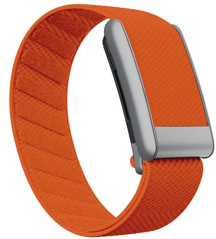 Ремешок для фитнес-браслета Armorstandart SuperKnit for Whoop 5.0 Orange with Silver (ARM93108)
