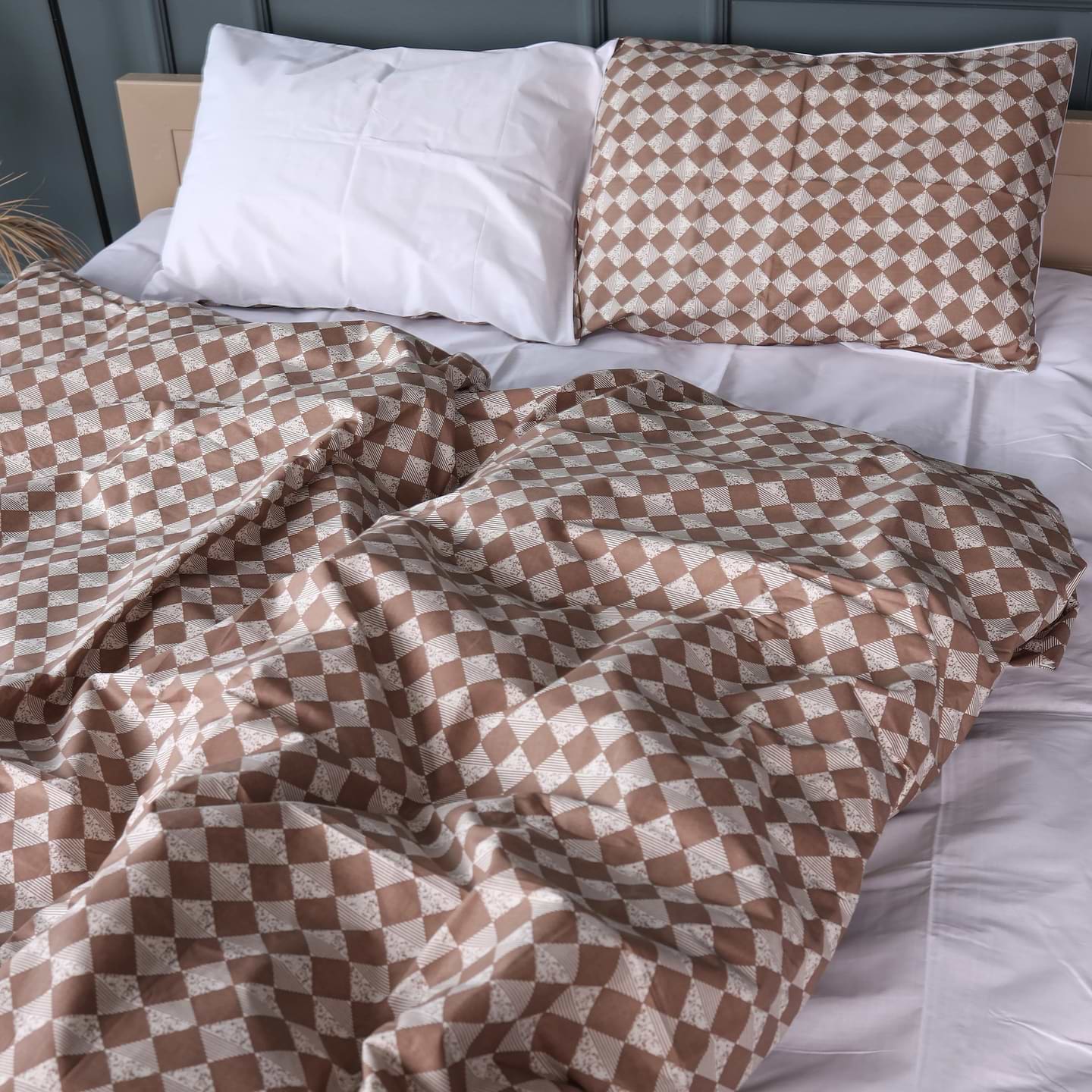 Комплект постельного белья MirSon King Size 220х240 см 17-4789 Brackenheim Бязь (2200009006265)