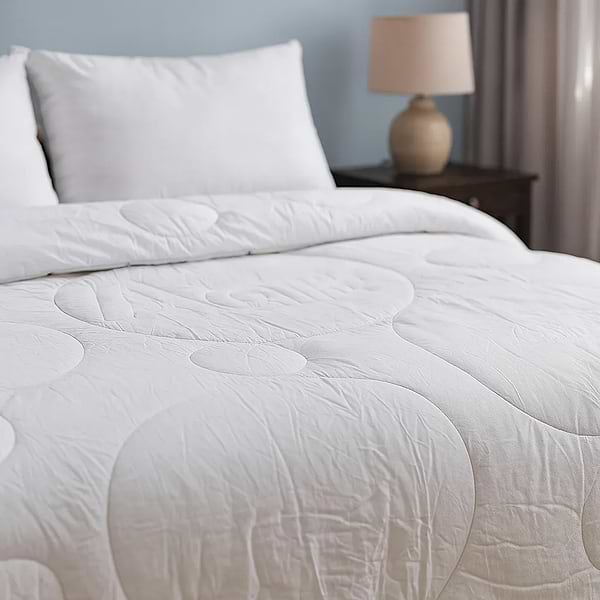 Фото - Одеяло летнее двуспальное евро MirSon EcoSilk №1300 Bianco 200x220 см (2200001527836)