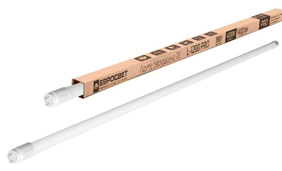 Лампочка світлодіодна Євросвітло PRO 18Вт 4200K L-1200, T8 G13 (000042354)