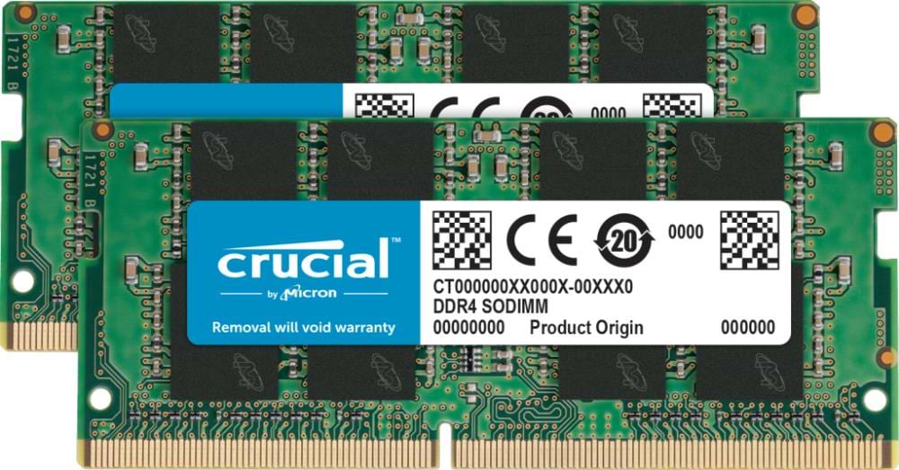 Пам'ять DDR Crucial Micron 32GB PC25600 DDR4 SO KIT2 (CT2K16G4SFRA32A)