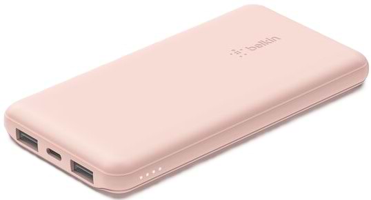 Фото - Батарея мобильная Belkin 10000mAh 15W Dual USB-A USB-C Rose Gold (BPB011BTRG)