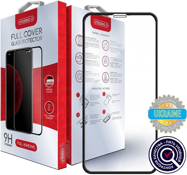 Фото - Захисне скло для смартфону Intaleo Full Glue Apple iPhone 11 Black (1283126496301) Фото - Захисне скло для смартфону Intaleo Full Glue Apple iPhone 11 Black (1283126496301)