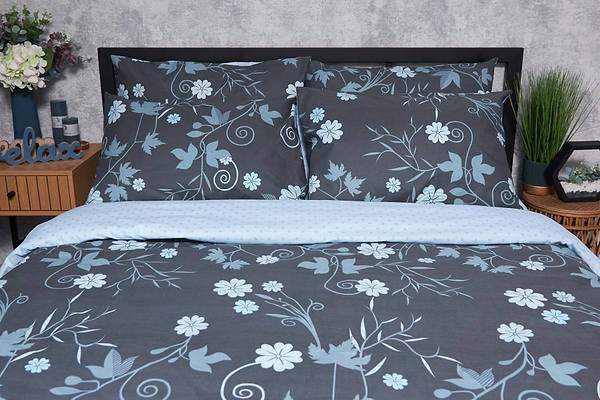 Фото - Комплект постільної білизни Moon&Star Бязь Gold Люкс Cornflower 143х210х2 нав. 2х40х60 (MS-820001868)