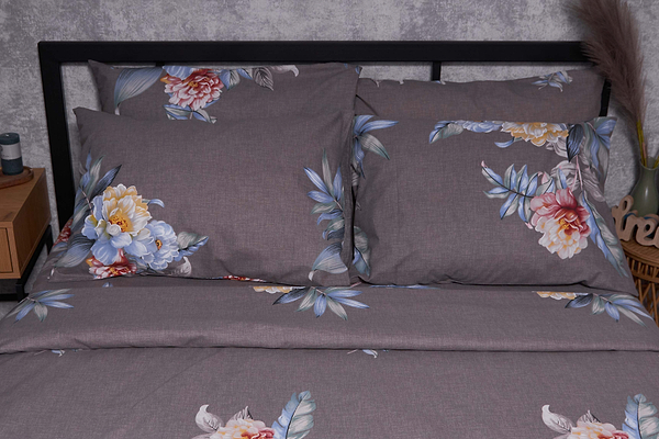 Фото - Комплект постільної білизни Moon&Star Бязь Gold Люкс Flowers Wod 143х210х2 нав. 2х70х70 (MS-820001520)