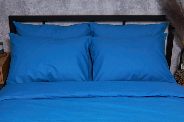 Фото - Комплект постельного белья Moon&Star Бязь Gold Люкс Sapphire 160х220х2 нав. 2х40х60 (MS-820001698)