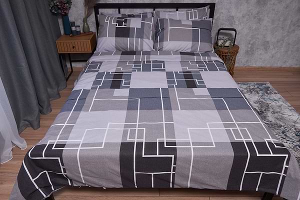 Фото - Комплект постельного белья Moon&Star Бязь Gold Люкс Domiano 160х220 нав. 2х70х70 (MS-820002005)