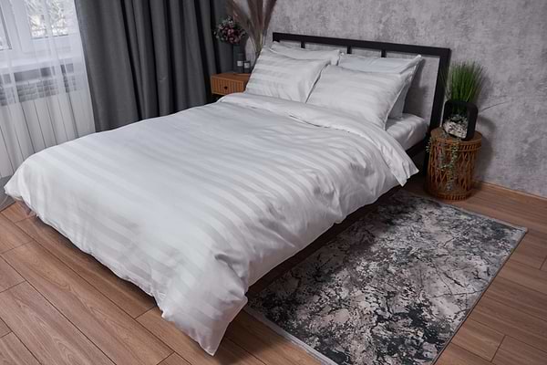 Фото - Комплект постільної білизни Moon&Star Satin Premium Royal White 143х210х2 нав. 2х70х70 (MS-820002955)