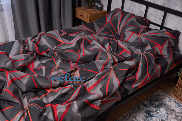 Фото - Комплект постельного белья Moon&Star Бязь Gold Люкс Geometry 160х220 (MS-820002252)