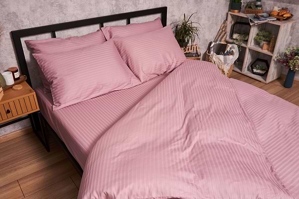 Фото - Комплект постельного белья Moon&Star Satin Stripe Stripe Candy 160х220х2 нав. 4х70х70 (MS-820003569)