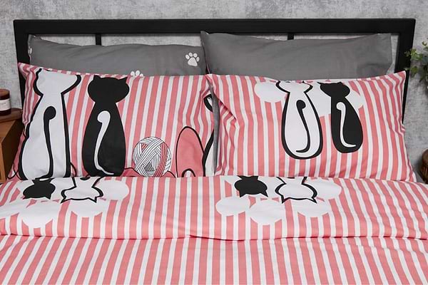 Фото - Комплект постельного белья Moon&Star Бязь Gold Люкс «Cat» 143х210х2 нав. 4х50х70 (MS-820003248)