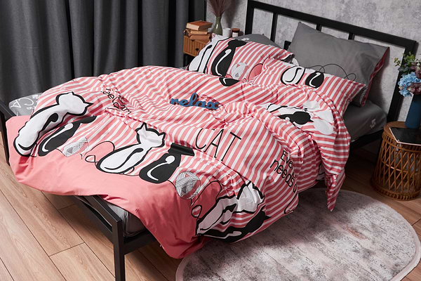 Фото - Комплект постільної білизни Moon&Star Бязь Gold Люкс Cat 160х220 (MS-820003240)