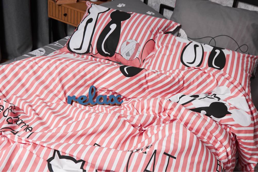 Фото - Комплект постільної білизни Moon&Star Бязь Gold Люкс «Cat» 160х220х2 нав. 2х50х70 (MS-820003251)