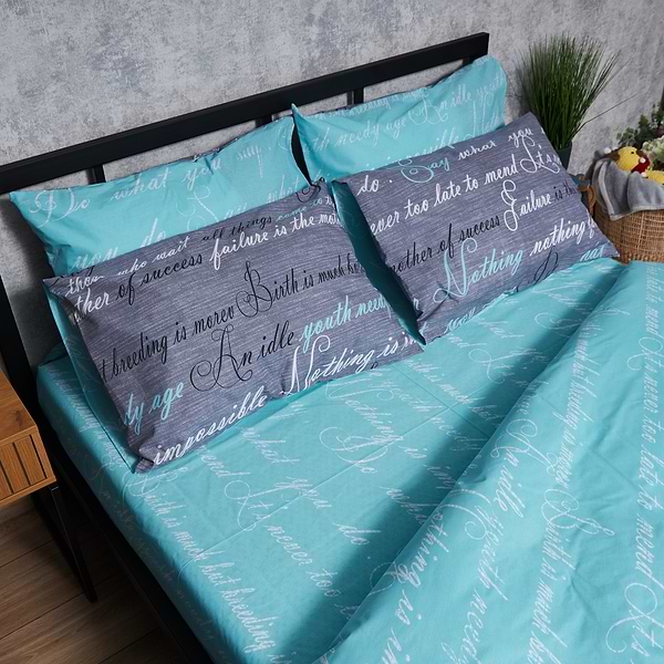 Фото - Комплект постельного белья Moon&Star King Size 220x240 Stripe Green Satin Stripe (MS-820000563)