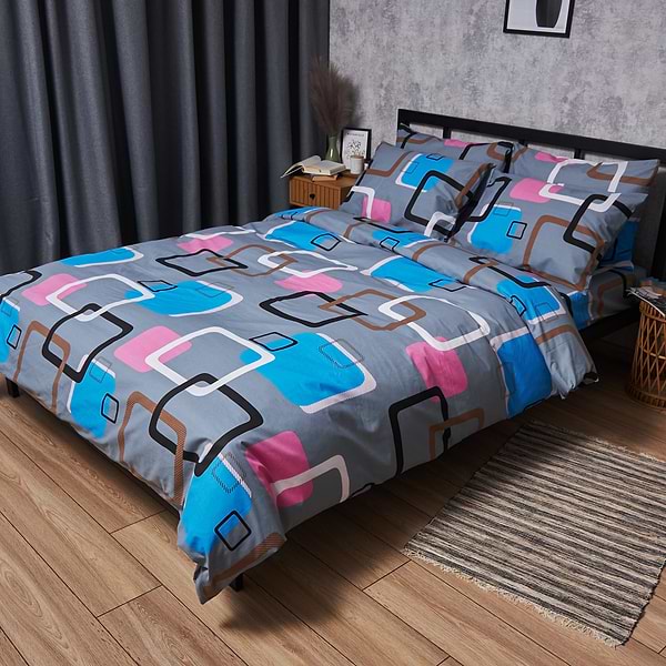 Фото - Комплект постільної білизни Moon&Star Бязь Gold Люкс Retro Vibes 175х210 нав. 2х70х70 (MS-820006762)