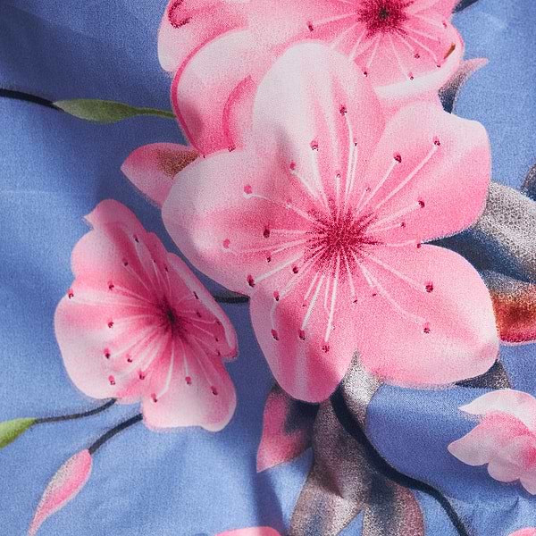 Фото - Комплект постельного белья Moon&Star Микросатин Premium «Blossom Sky» 143х210х2 см нав. 2х50х70 (MS-820007551)