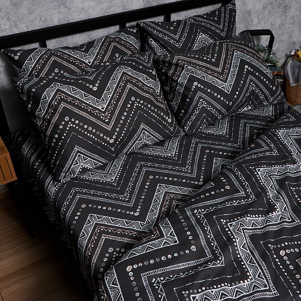 Фото - Комплект постельного белья Moon&Star Premium Geometric Grace 143х210х2 нав. 4х70х70 (MS-820007799)