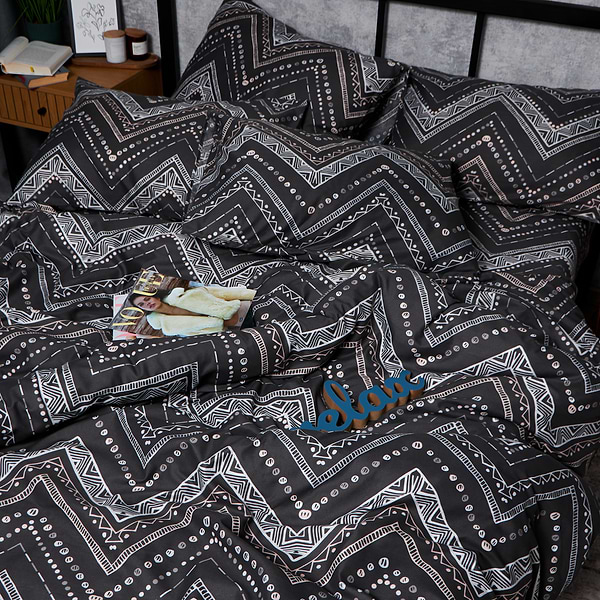 Фото - Комплект постельного белья Moon&Star Premium Geometric Grace 143х210х2 нав. 4х70х70 (MS-820007799)