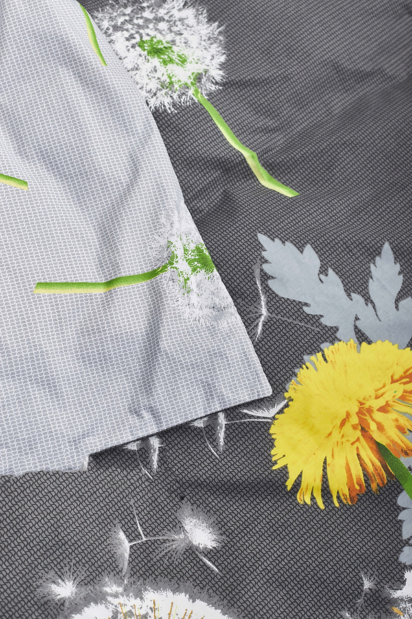 Фото - Комплект постільної білизни Moon&Star 160х220 наволочки 4х50х70 Dandelion Бязь Gold Люкс (MS-820000963)