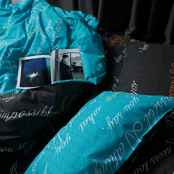 Фото - Комплект постельного белья Moon&Star Бязь Gold Люкс «Poetic Night» 200х220 нав. 4х70х70 (MS-820006664)