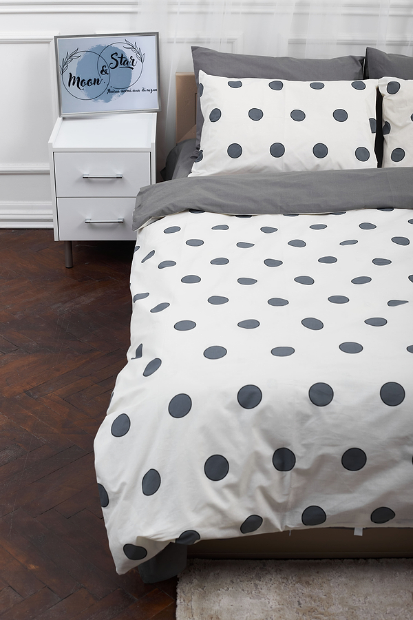 Фото - Комплект постільної білизни Moon&Star 160х220х2 см нав. 2х40х60 Riccarda Gray Ranforce Elite (MS-820000170)