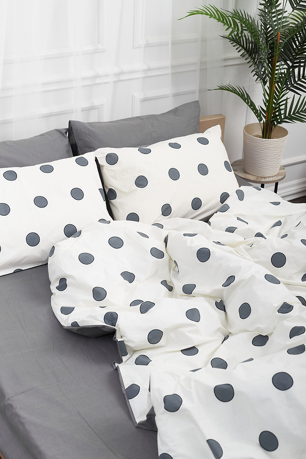 Фото - Комплект постільної білизни Moon&Star King Size 220x240 см нав. 2х50х70 Riccarda Gray Ranforce Elite (MS-820000141)