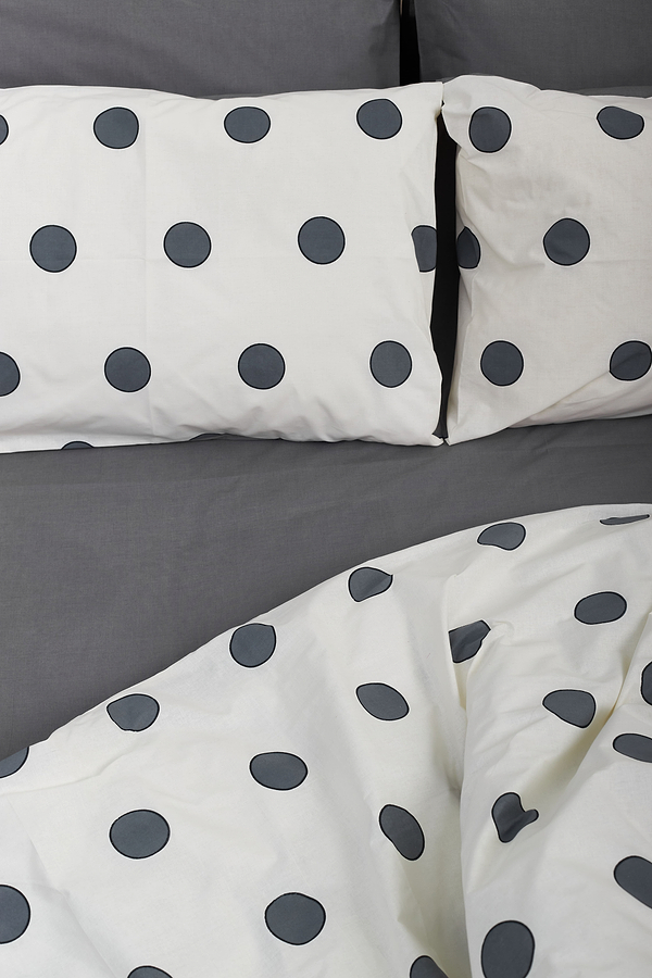 Фото - Комплект постільної білизни Moon&Star 160х220х2 см нав. 2х50х70 Riccarda Gray Ranforce Elite (MS-820000171)