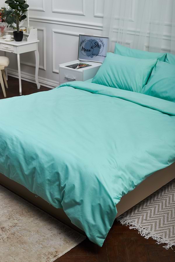 Фото - Комплект постільної білизни Moon&Star 143х210х2 нав. 4х50х70 Mind Бязь Gold Люкс (MS-820001210)