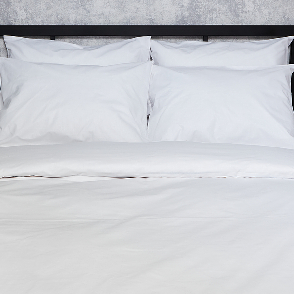 Фото - Комплект постільної білизни Moon&Star Бязь Gold Люкс «White Glow» 143х210х2 нав. 4х70х70 (MS-820007379)