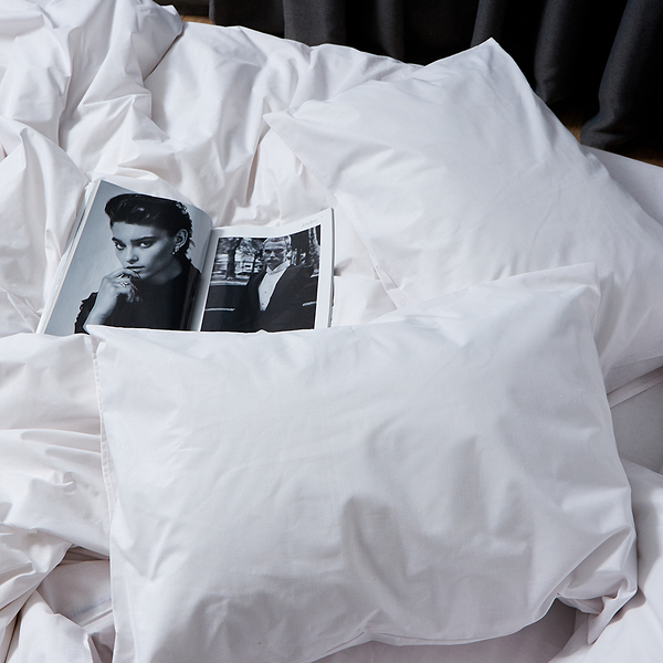 Фото - Комплект постільної білизни Moon&Star Бязь Gold Люкс «White Glow» 143х210х2 нав. 4х70х70 (MS-820007379)