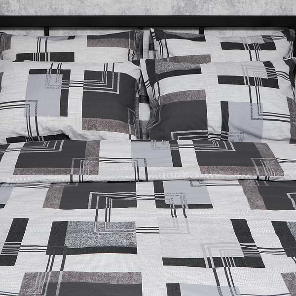 Фото - Комплект постільної білизни Moon&Star Бязь Gold Люкс «Modern Vision» 143х210х2 нав. 2х50х70 (MS-820006536)