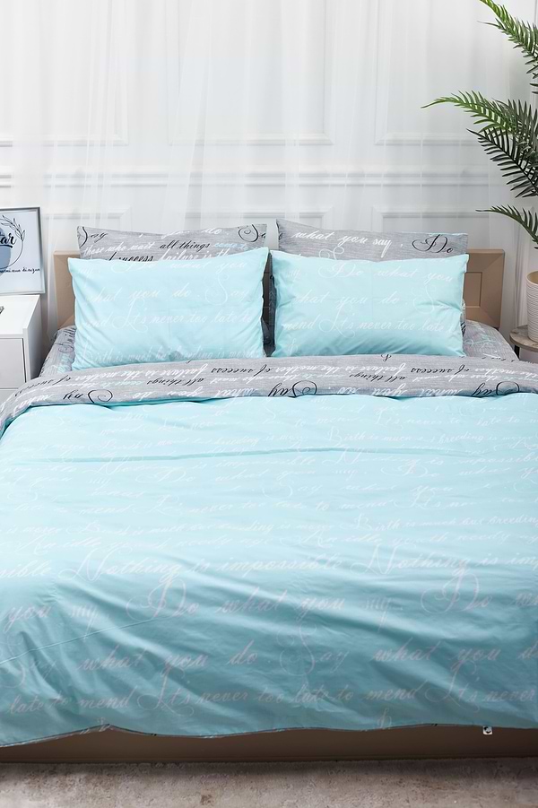 Фото - Комплект постельного белья Moon&Star King Size 220x240 Autograph Mind Бязь Gold Люкс (MS-820000697)