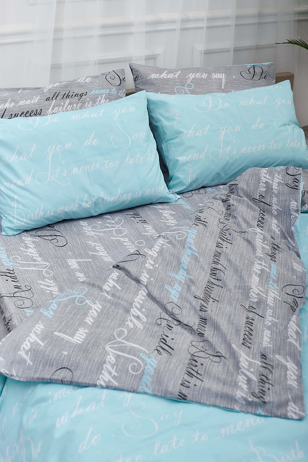 Фото - Комплект постельного белья Moon&Star 160х220 наволочки 4х70х70 Autograph Mind Бязь Gold Люкс (MS-820000719)