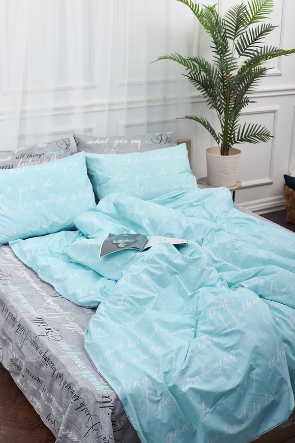 Фото - Комплект постельного белья Moon&Star King Size 220x240 Autograph Mind Бязь Gold Люкс (MS-820000699)