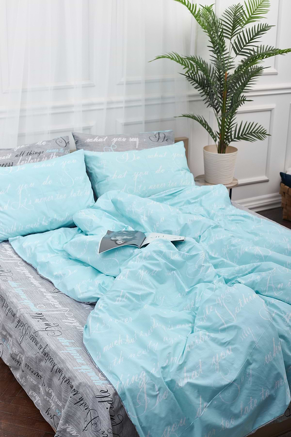 Фото - Комплект постельного белья Moon&Star 143х210х2 нав. 2х40х60 Autograph Mind Бязь Gold Люкс (MS-820000720)