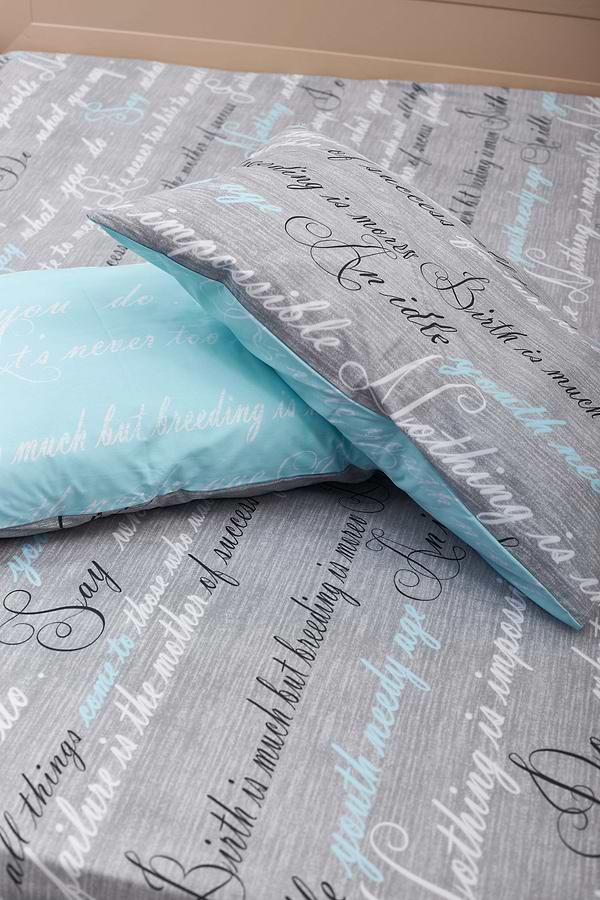 Фото - Комплект постільної білизни Moon&Star 160х220 наволочки 4х50х70 Autograph Mind Бязь Gold Люкс (MS-820000718)